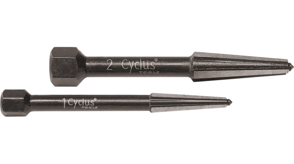 Cyclus Tools Schraubenausdrehersatz Für Links- Und Rechtsgewinde 1x M5-M6 & 1x M8-M10 1 Cyclus Tools Schraubenausdrehersatz Für Links- Und Rechtsgewinde 1x M5-M6 & 1x M8-M10